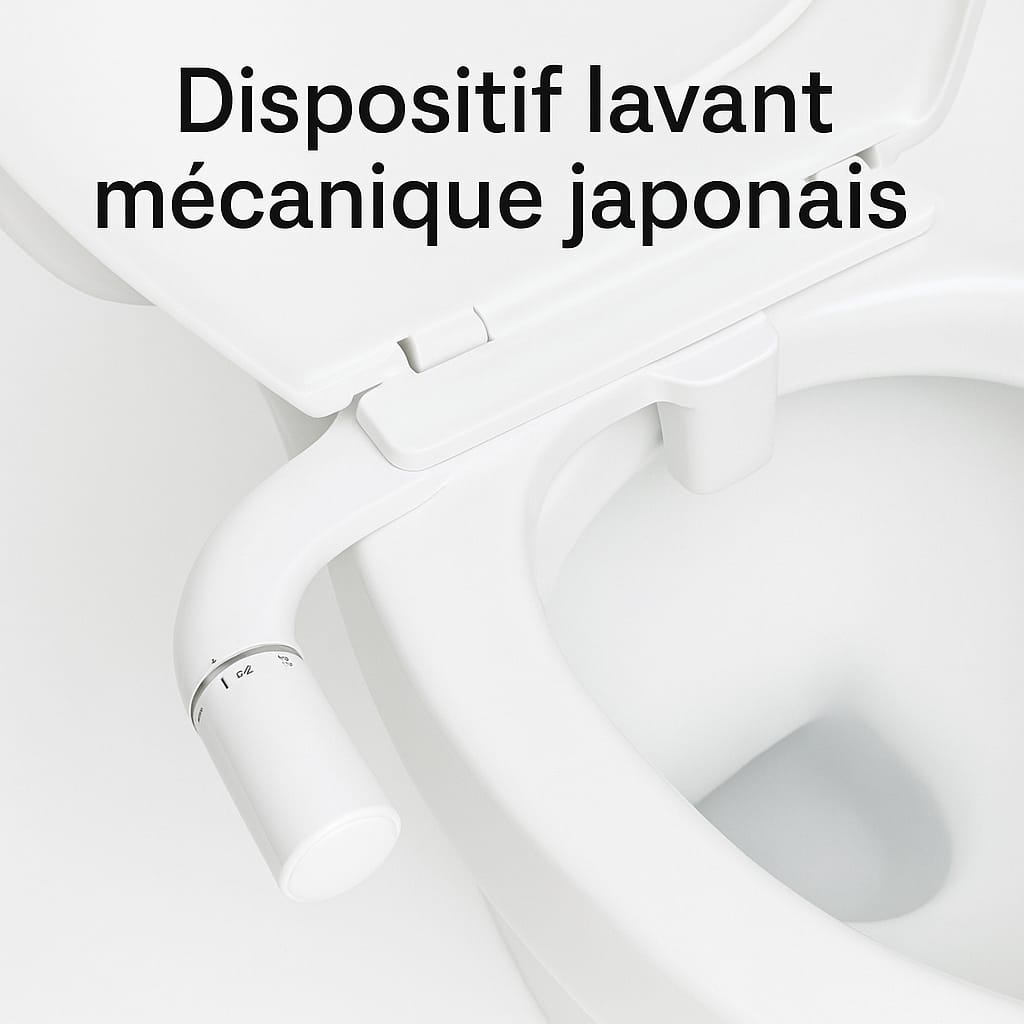 Système japonais pour WC – Hygiène à l’eau, simple et économique